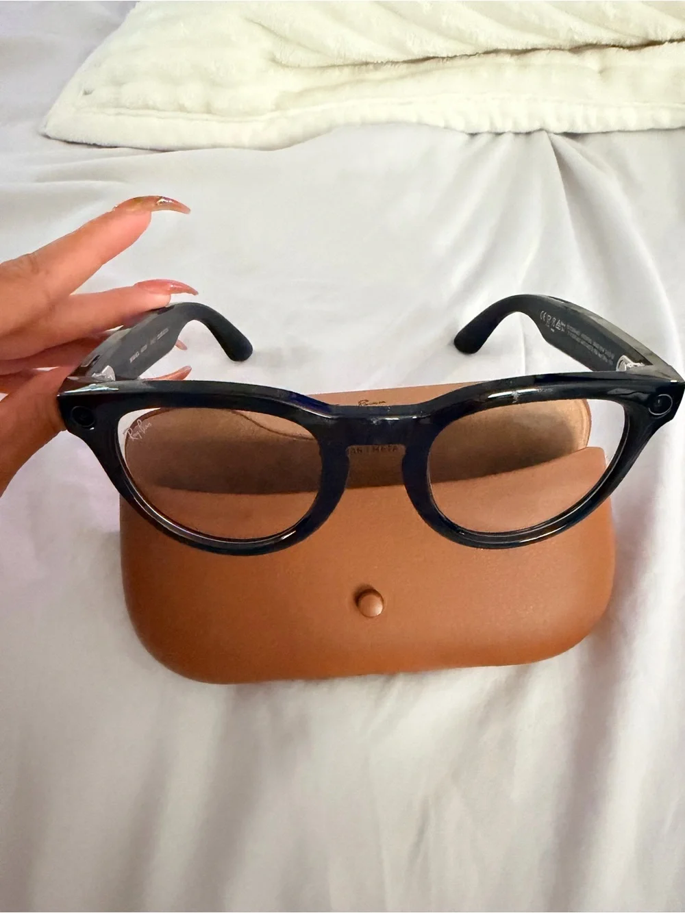 Ray-Ban Meta Headliner (GEN 2) Smart Glasses Sapphire Transition Lenses Like New